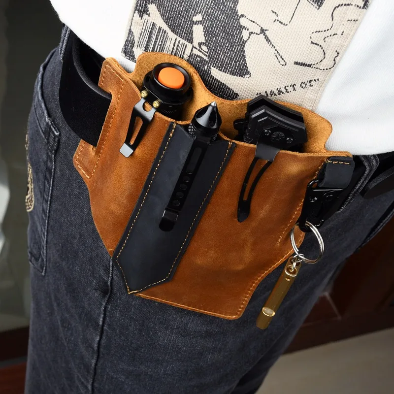Edc Carry Bag For Men - Men Travel Tactical Waist Bag Personal