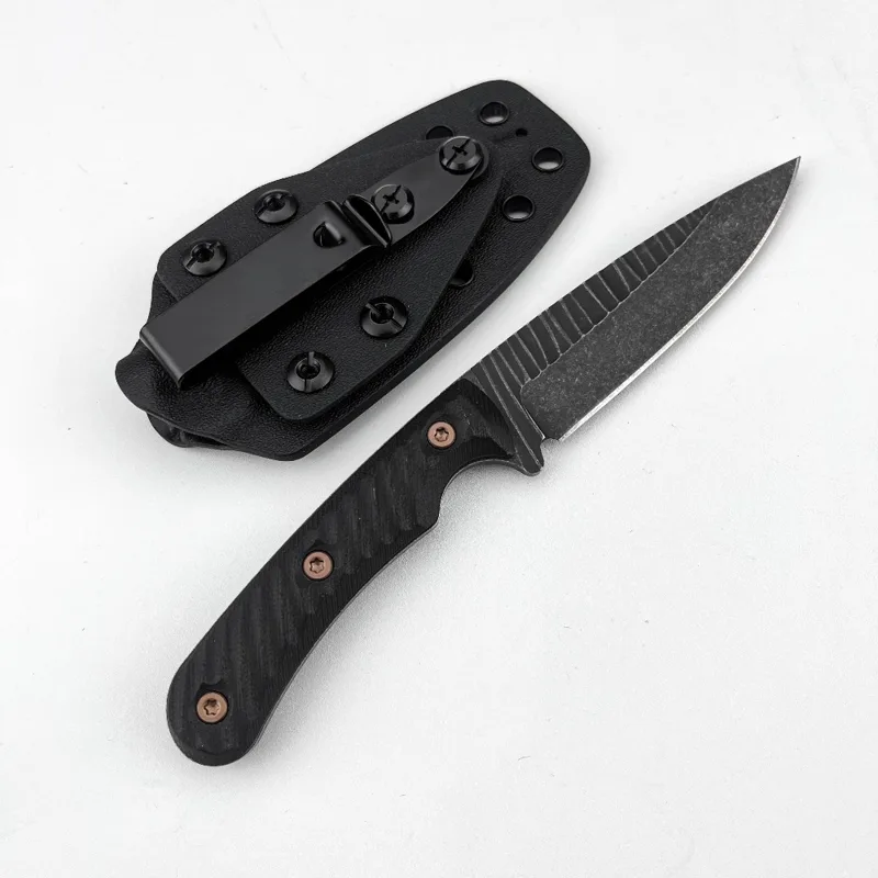 Edc Concealed Carry Knife - Full Tang Bushcraft Knife D2 Blade