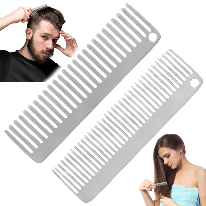 Comb Pocket Titanium - Titanium Comb Anti-Static Portable Camping Comb