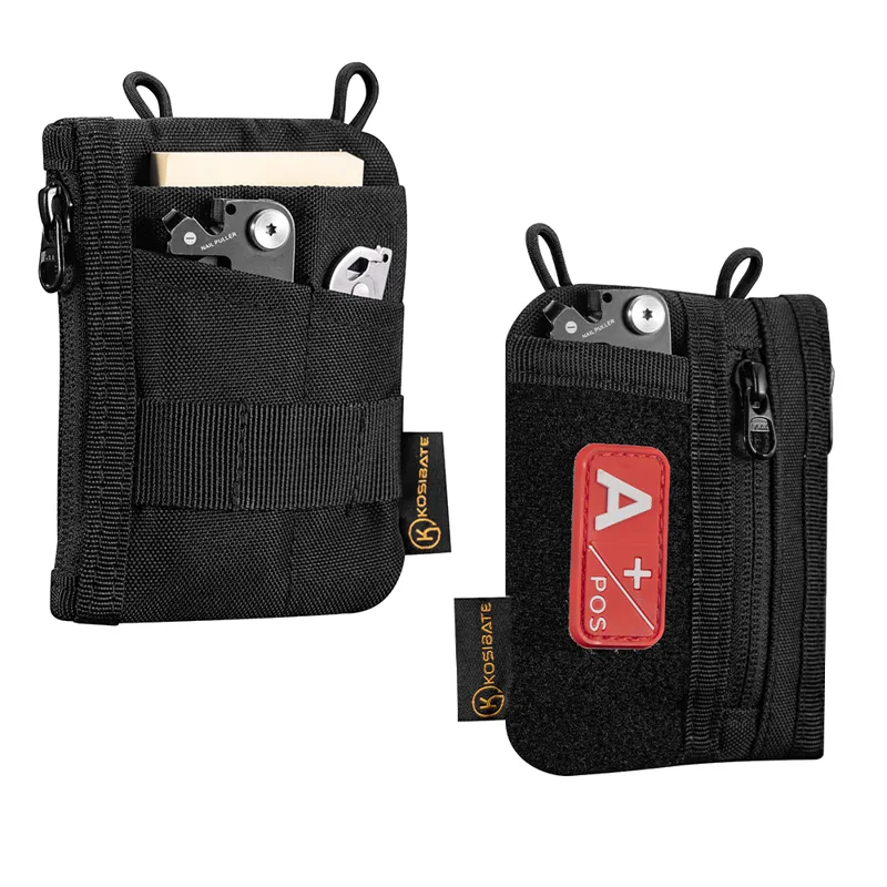 Edc Everyday Carry Bag - EDC Organizer Pouch with DIY Patches