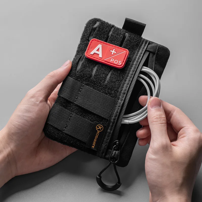 Edc Carry Essentials - EDC Organizer Pouch with DIY Patch