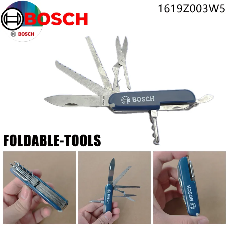 Edc Carry All - Bosch Foldable Pocket Multi-Tool All-in-One Stainless