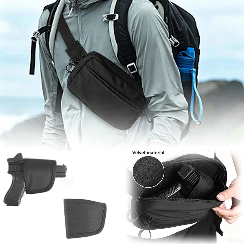 Edc Carry Handgun - Concealed Carry Waist Bag Tactical Fanny