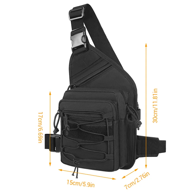 Edc Carry Backpack - Concealed Carry Bag Tactical Crossbody Sling