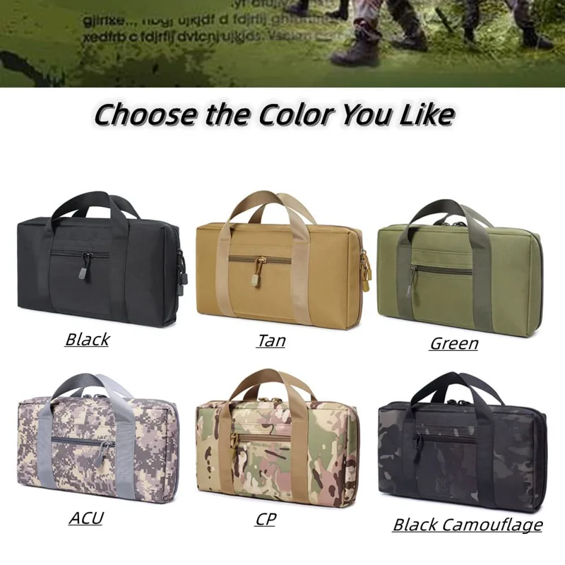 Edc Carry Handgun - Tactical Pistol Range Bag Gun Case
