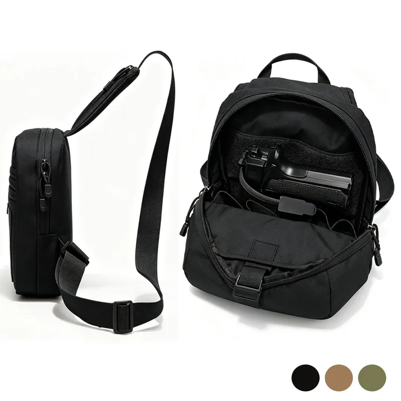 Edc Carry Handgun - Tactical Chest Bag Crossbody Shoulder Bag