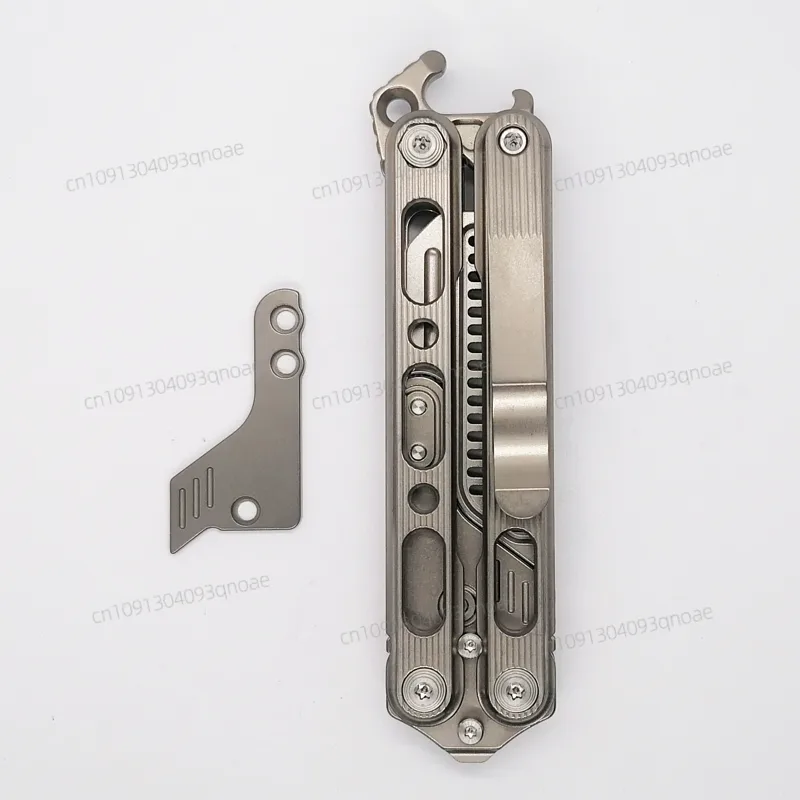 Comb Pocket Titanium - Titanium Alloy Comb EDC Pocket Butterfly
