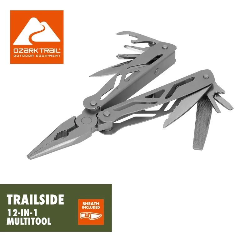 Edc Carry Pliers - 12-in-1 Multi-Tool for Camping Hiking Survival