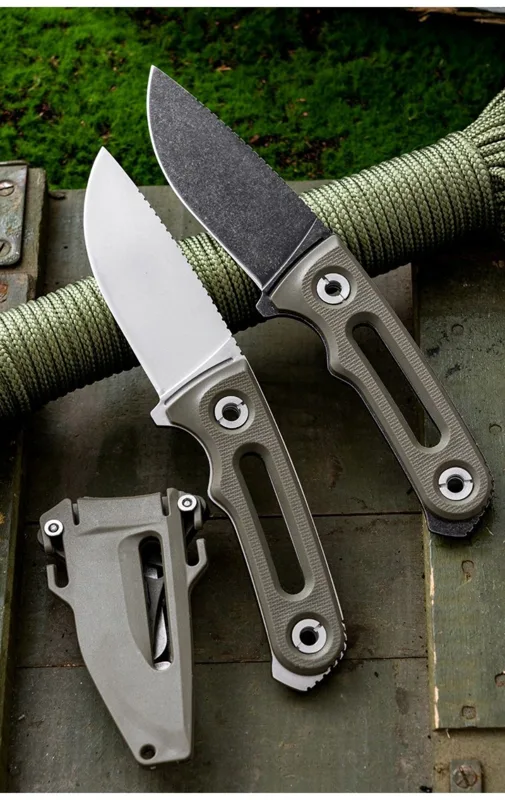 Everyday Carry (Edc) Knife - FX Portable Fixed Blade Knife 8Cr13Mov