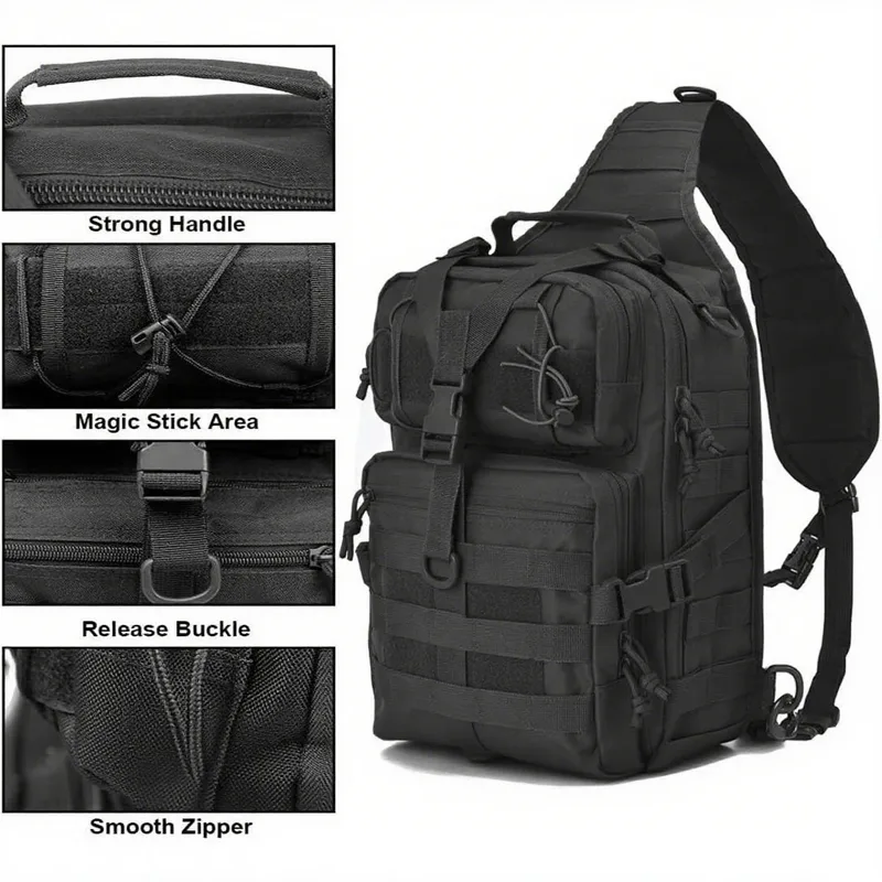 Edc Carry Backpack - Tactical Sling Backpack Shoulder Gun Bag