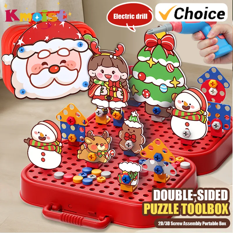 Micro Screwdriver Kit - DIY Assembling Power Screwdriver Xmas Toy
