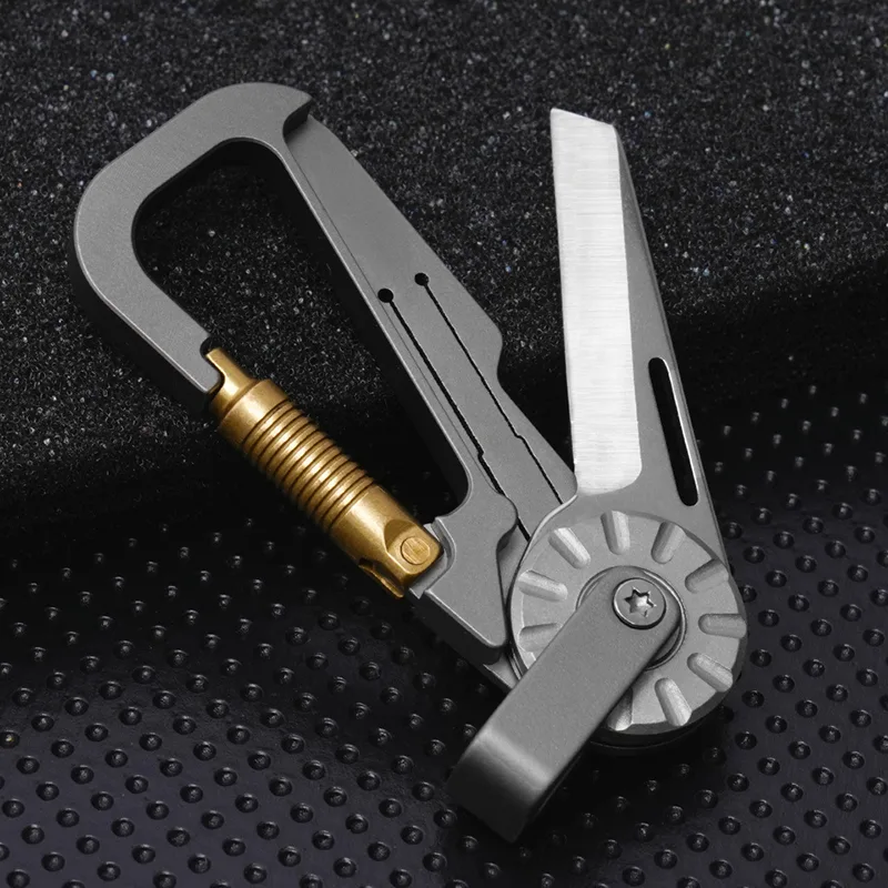 Edc Carry All - Titanium Alloy EDC Keychain With Folding