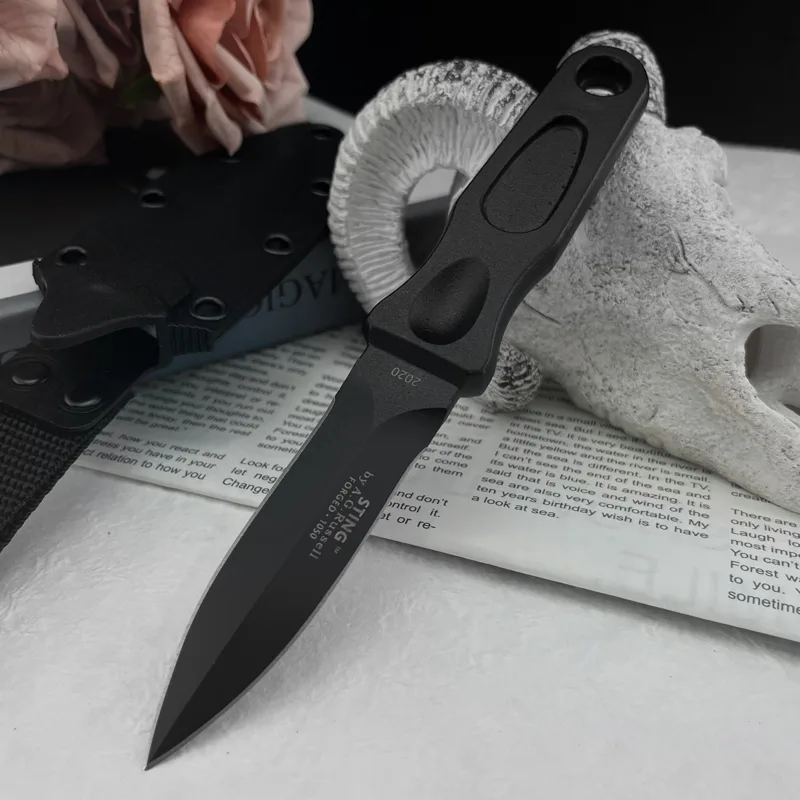 Everyday Carry (Edc) Knife - Multi-Function Fixed Blade Knife 8Cr13MoV Steel