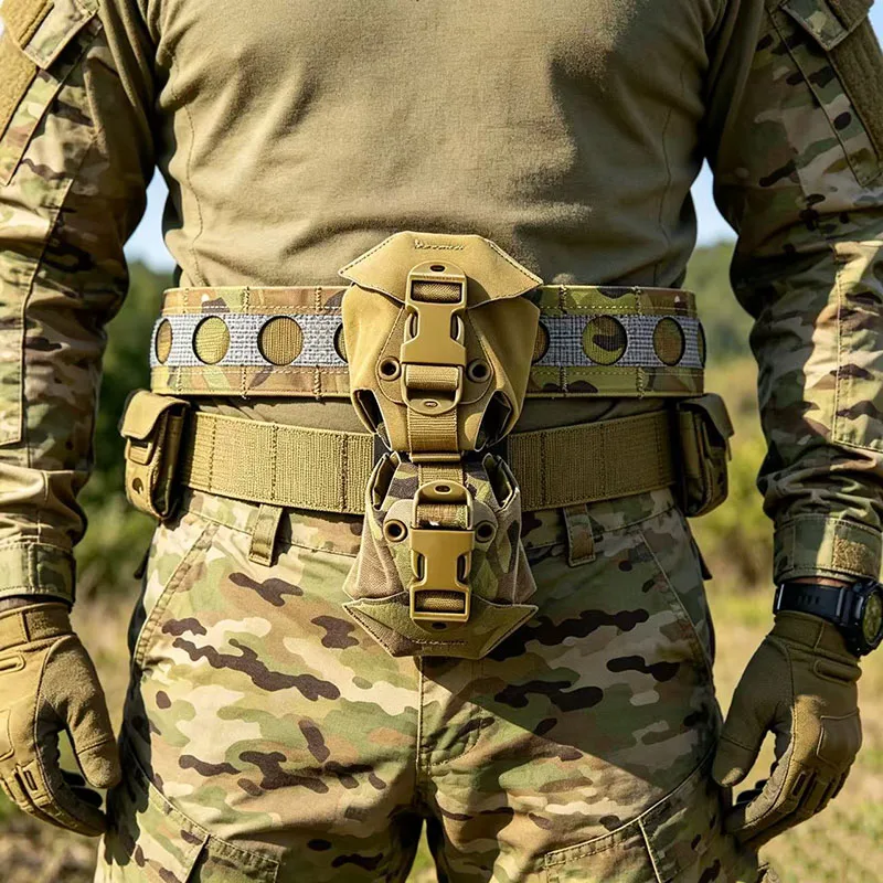 Edc Carry Bag For Men - PEW Tactical Molle Spherical Storage Bag