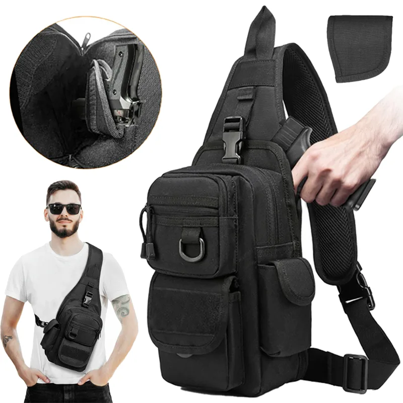 Edc Carry Backpack - Tactical Pistol Bag Concealed Carry Gun