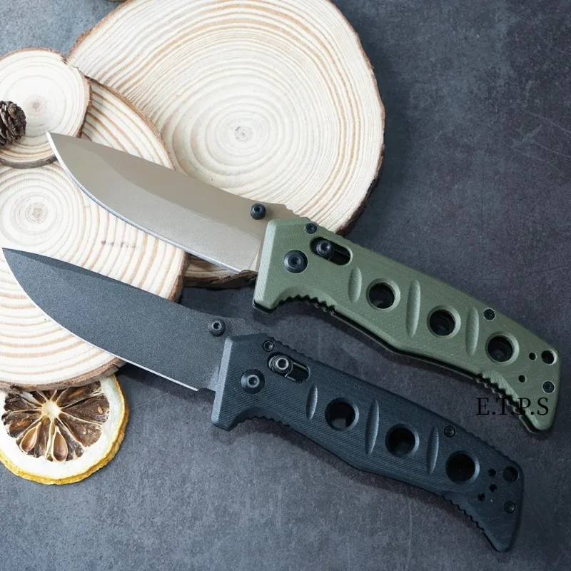 Edc Concealed Carry Knife - BM273 Folding Knife G10 Handle Outdoor