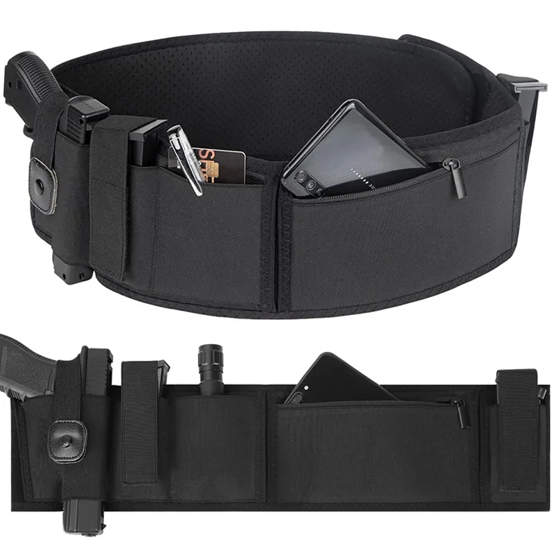 Edc Carry Handgun - Belly Band Gun Holster Concealed Carry