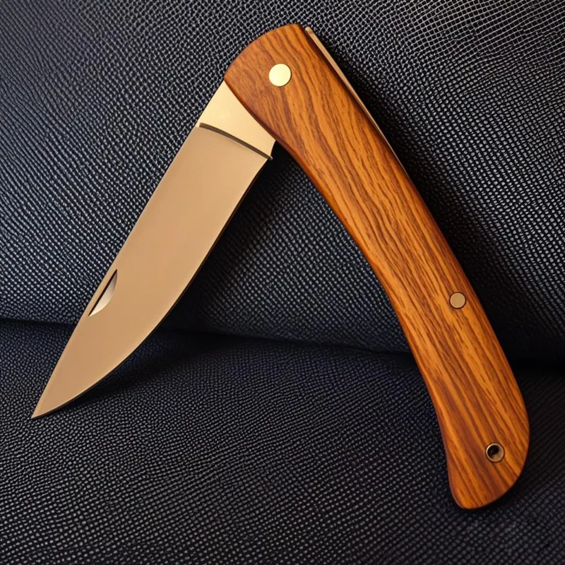 Rosewood Handle Pocket Knife S - Edc Concealed Carry Knife review and price