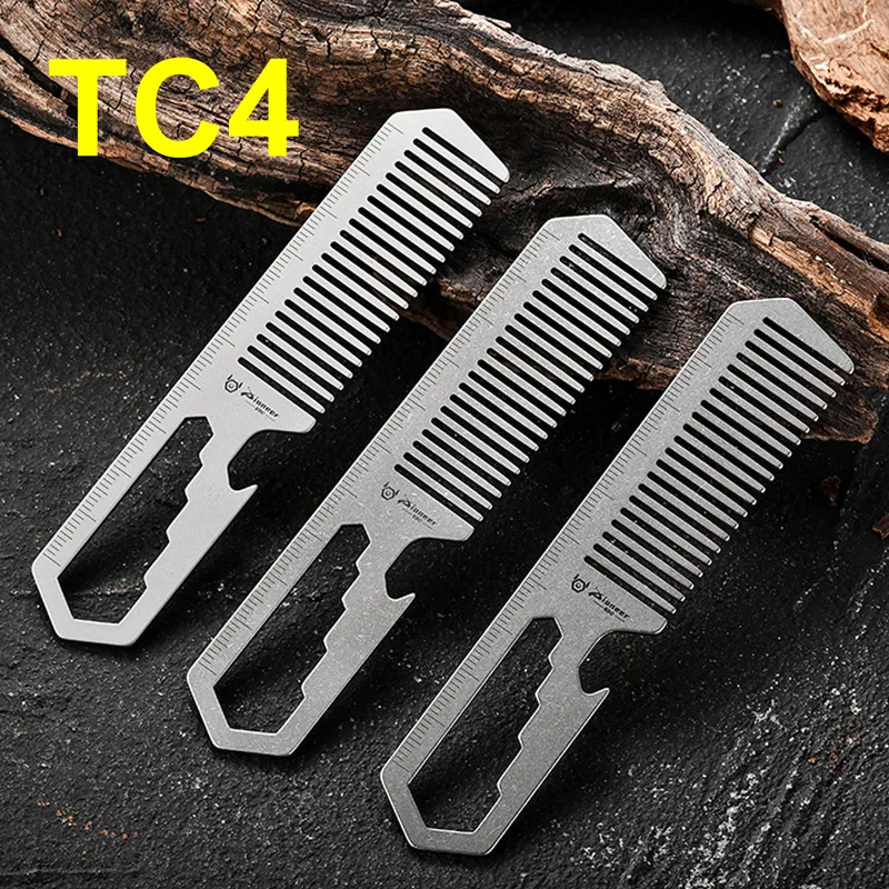 TC4 Titanium Alloy Comb, Bottl - Comb Pocket Titanium review and price