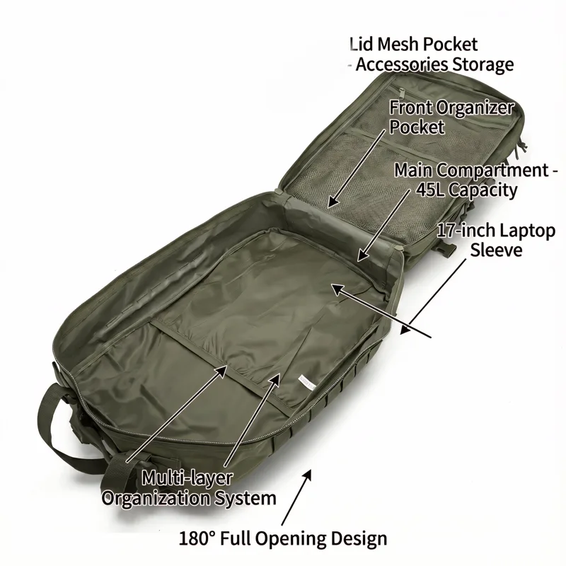 Men 45L Tactical Backpack Moll - Edc Carry Backpack review and price
