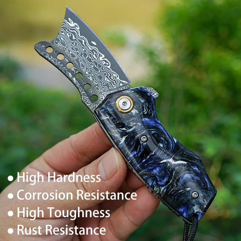 Handmade Damascus Steel Pocket - Edc Concealed Carry Knife review and price