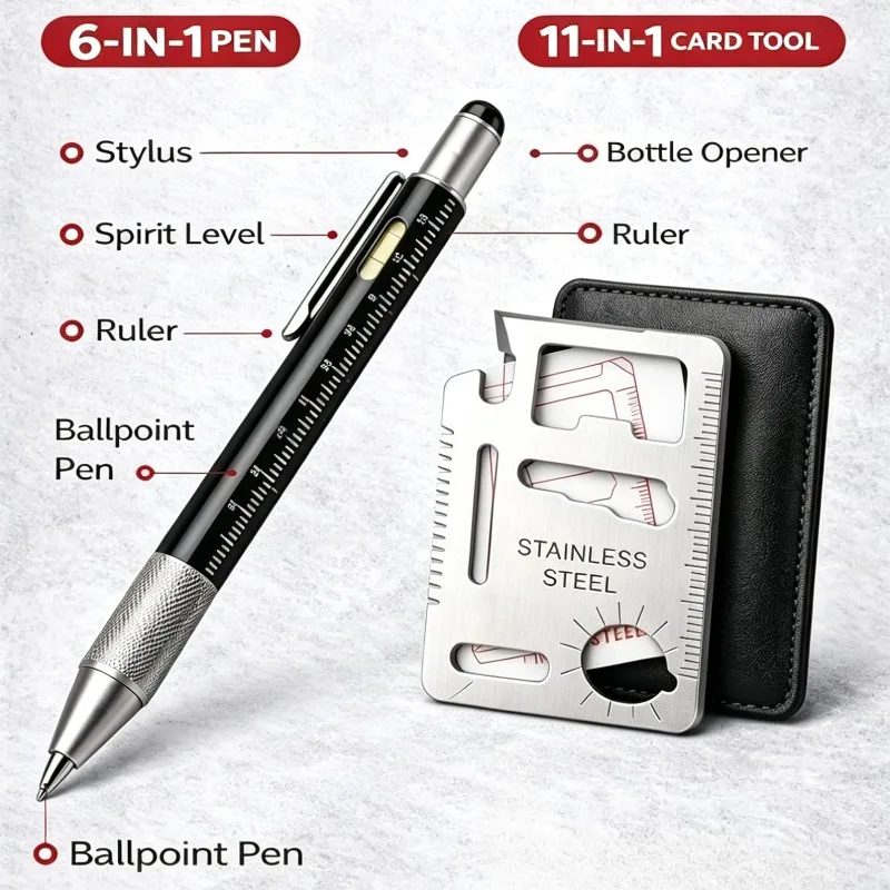 Men Gifts 6-in-1 Multitool Pen - Edc Carry For Men review and price