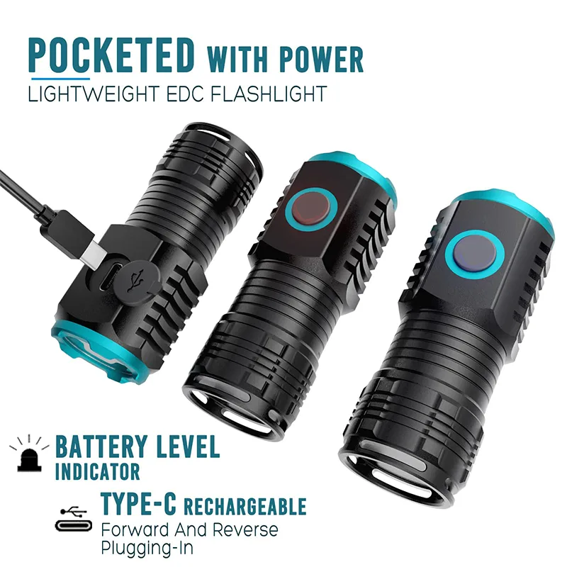 Type-C USB Rechargeable Pocket - Edc Day Carry review and price