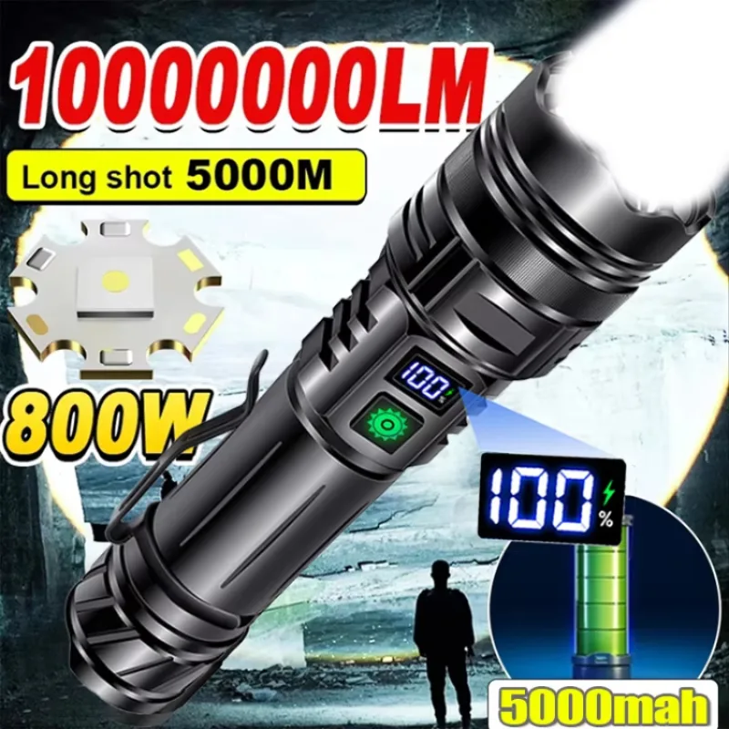 High Power LED Flashlight USB  - Edc Carry Pen review and price