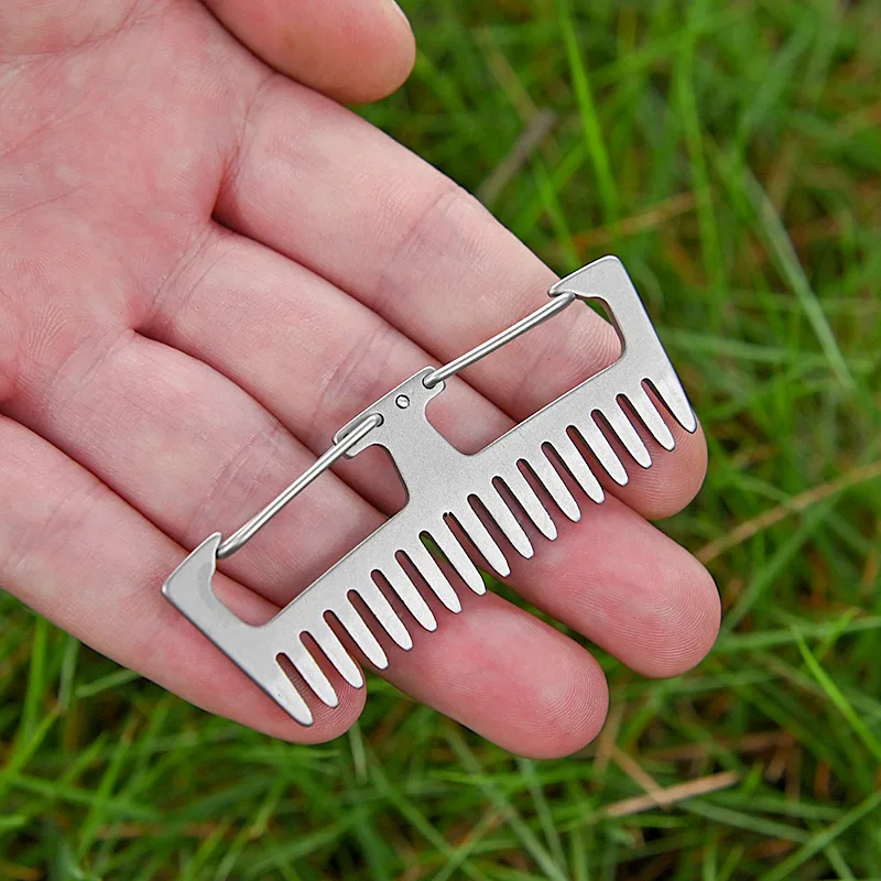 Titanium Alloy Comb EDC Multi- - Comb Pocket Titanium review and price
