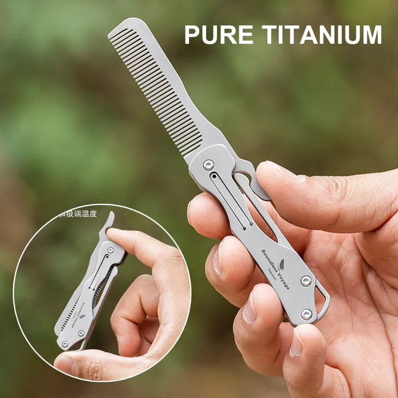 Pure Titanium Folding Comb, Ul - Comb Pocket Titanium review and price