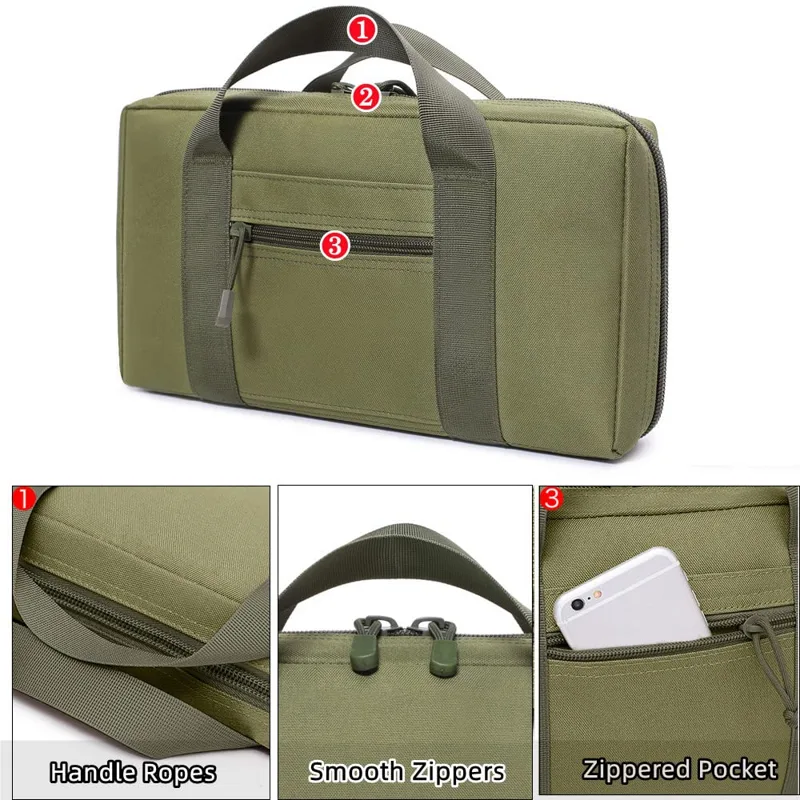 Tactical Pistol Range Bag Gun  - Edc Carry Handgun review and price