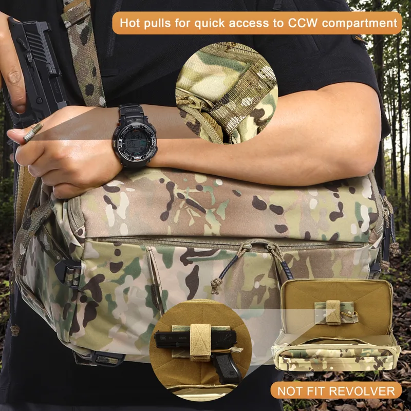 VOTAGOO 13L Tactical Sling Bag - Edc Carry For Men review and price