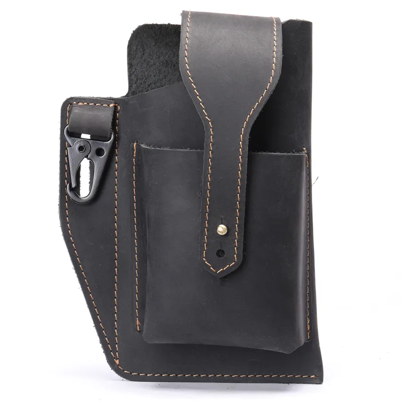 Crazy Horse Leather Phone Hols - Edc Carry For Men review and price