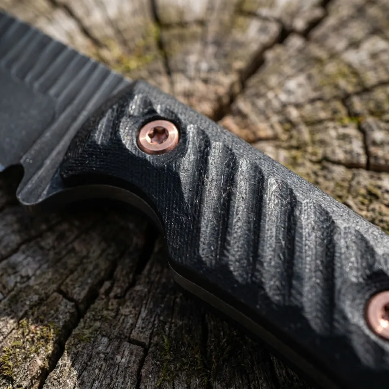 Full Tang Bushcraft Knife D2 B - Edc Fixed Blade Deep Carry review and price