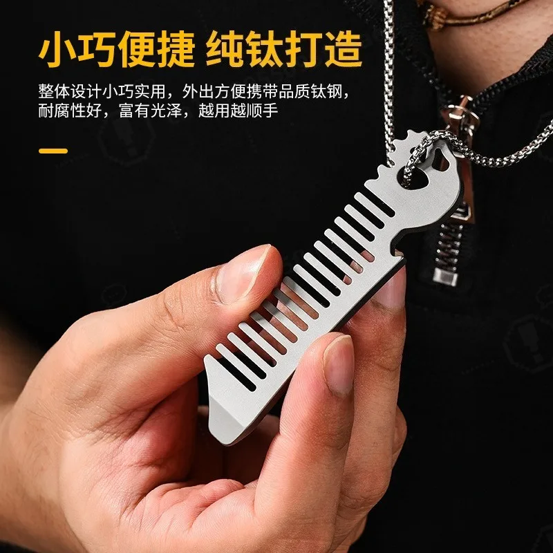 Titanium Alloy Men Oil Head St - Comb Pocket Titanium review and price