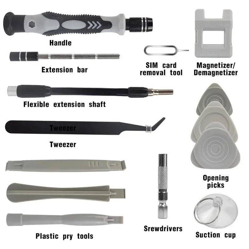 Portable 115in1 Magnetic Screw - Micro Screwdriver Kit review and price