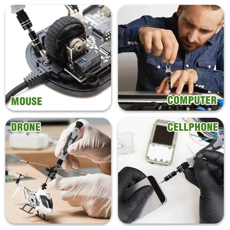 Portable 115in1 Magnetic Screw - Micro Screwdriver Kit review and price