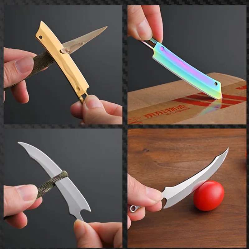 Titanium Mini Knife - Portable - Everyday Carry (Edc) Knife review and price