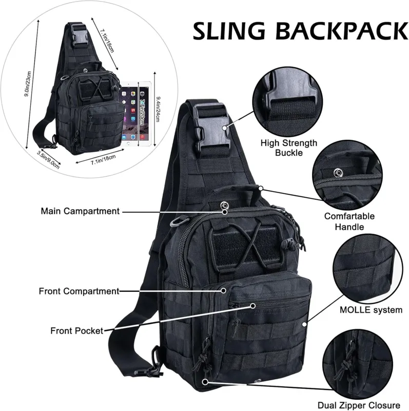 Tactical Sling Chest Pack Dura - Edc Everyday Carry Bag review and price