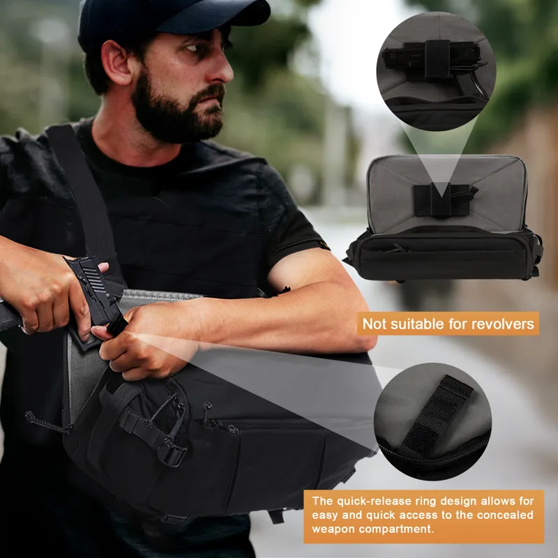 VOTAGOO 13L Tactical Sling Bag - Edc Carry Bag For Men review and price