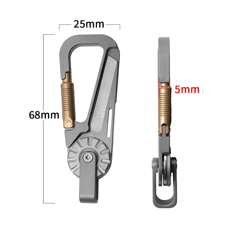 Titanium Alloy Car Keychain fo - Edc Carry Essentials review and price