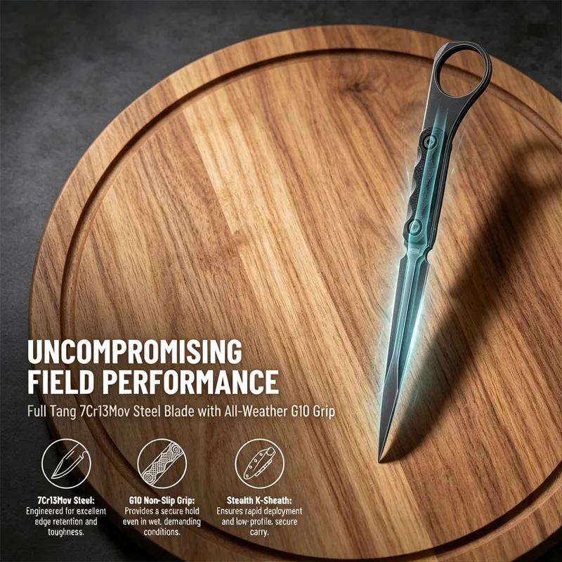 Lightweight EDC Fixed Blade Kn - Edc Concealed Carry Knife review and price