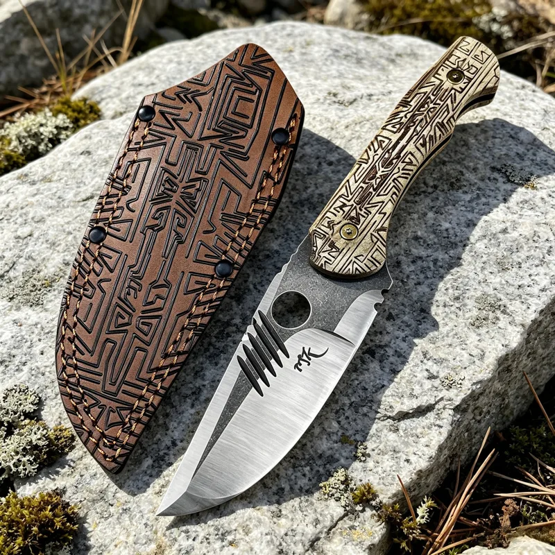 8Cr13Mov and G10 Outdoor Utili - Edc Fixed Blade Deep Carry review and price