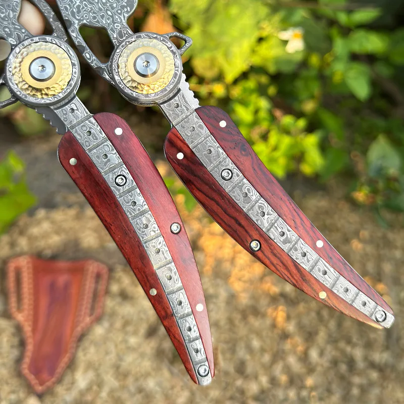High-quality VG10 Damascus ste - Everyday Carry (Edc) Knife review and price