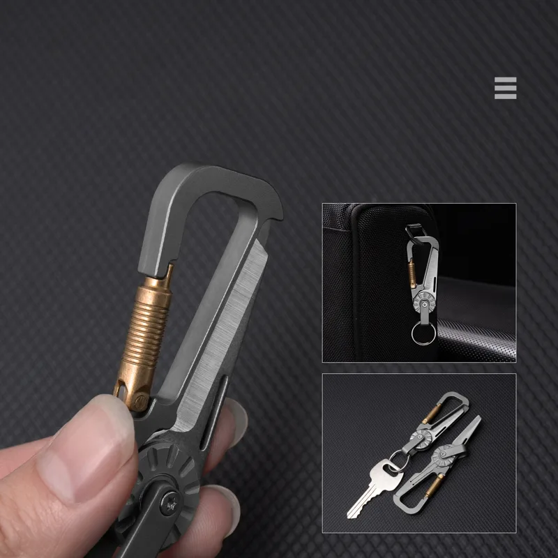 Titanium Alloy EDC Keychain Wi - Edc Carry All review and price