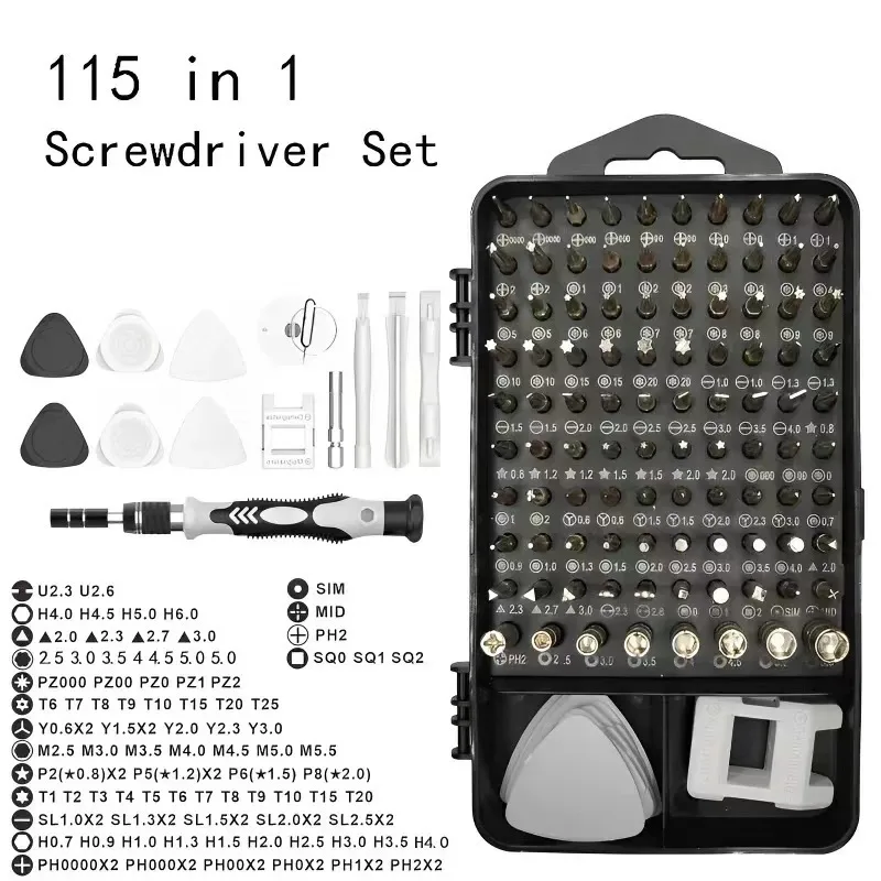 115-in-1 Screwdriver Set, Mult - Micro Screwdriver Kit review and price