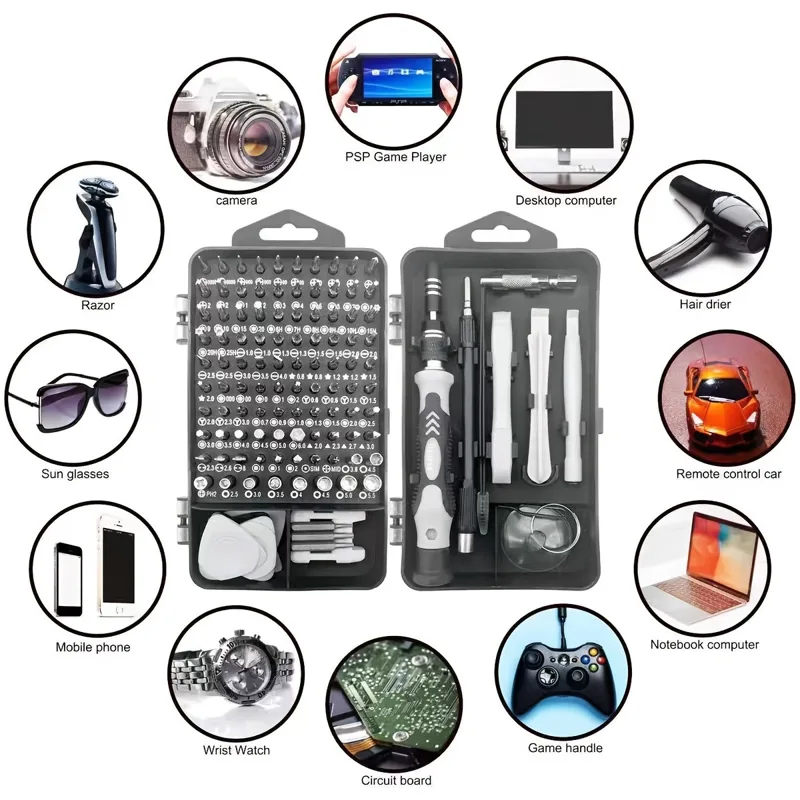 115-in-1 Screwdriver Set, Mult - Micro Screwdriver Kit review and price