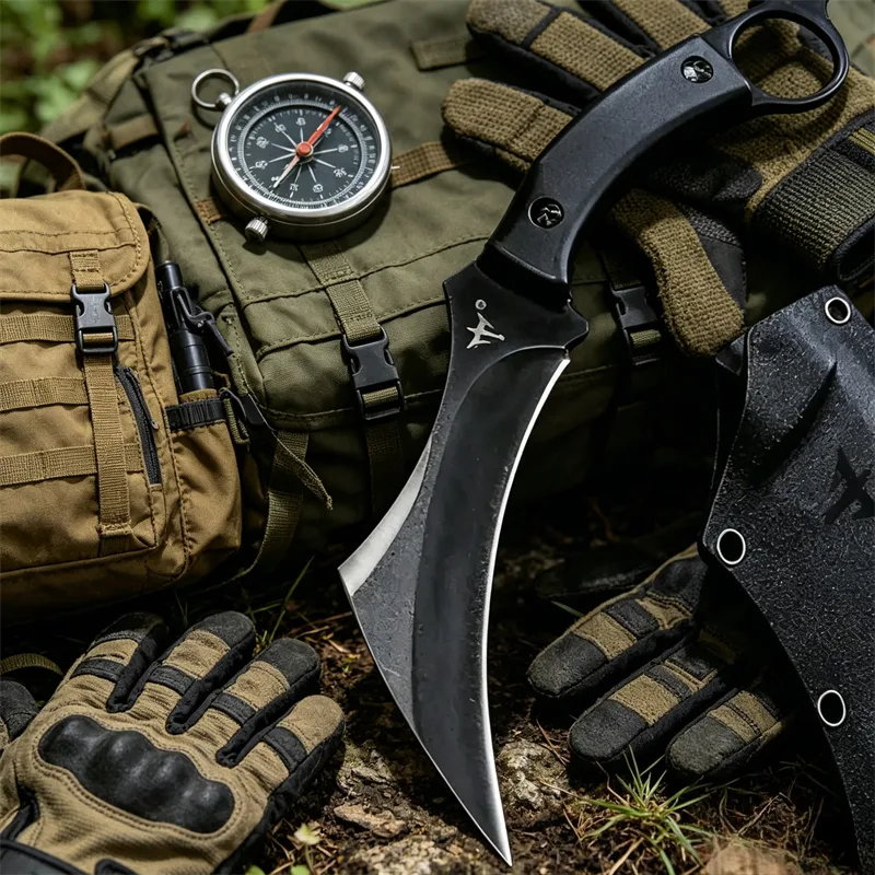 Claw Knife D2 Blade G10 Handle - Everyday Carry (Edc) Knife review and price