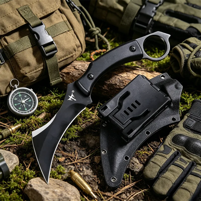 Claw Knife D2 Blade G10 Handle - Everyday Carry (Edc) Knife review and price