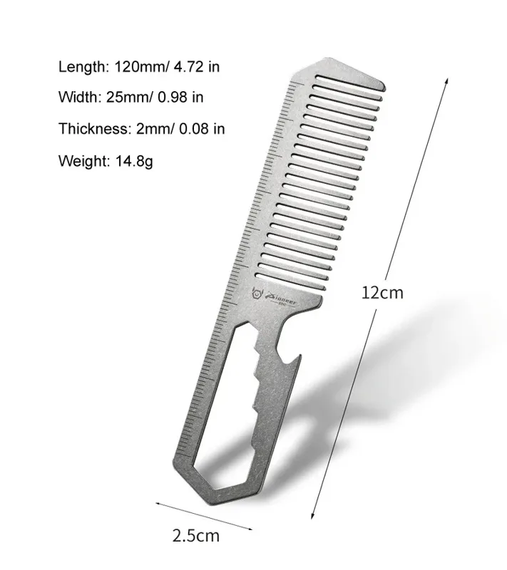 FEGVE Titanium Anti Static Com - Comb Pocket Titanium review and price